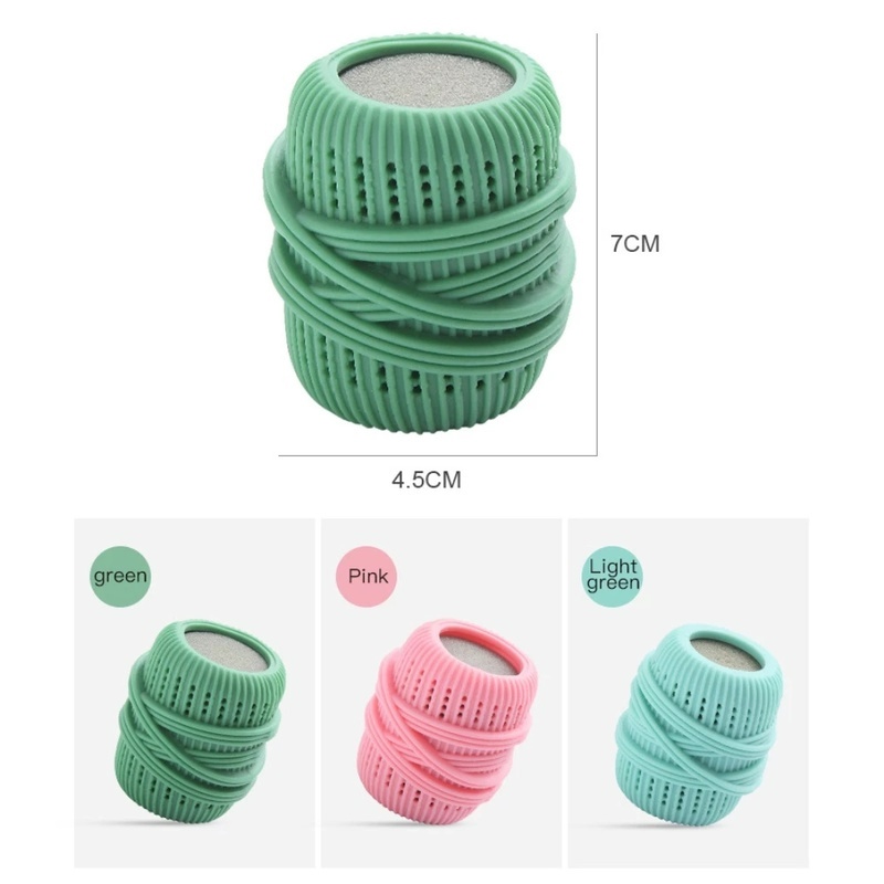 3 Bóng Giặt Đồ Chống Thắt Nơ Mềm Mại Đàn Hồi Chống Rối Có Thể Tái Sử Dụng Tiện Lợi