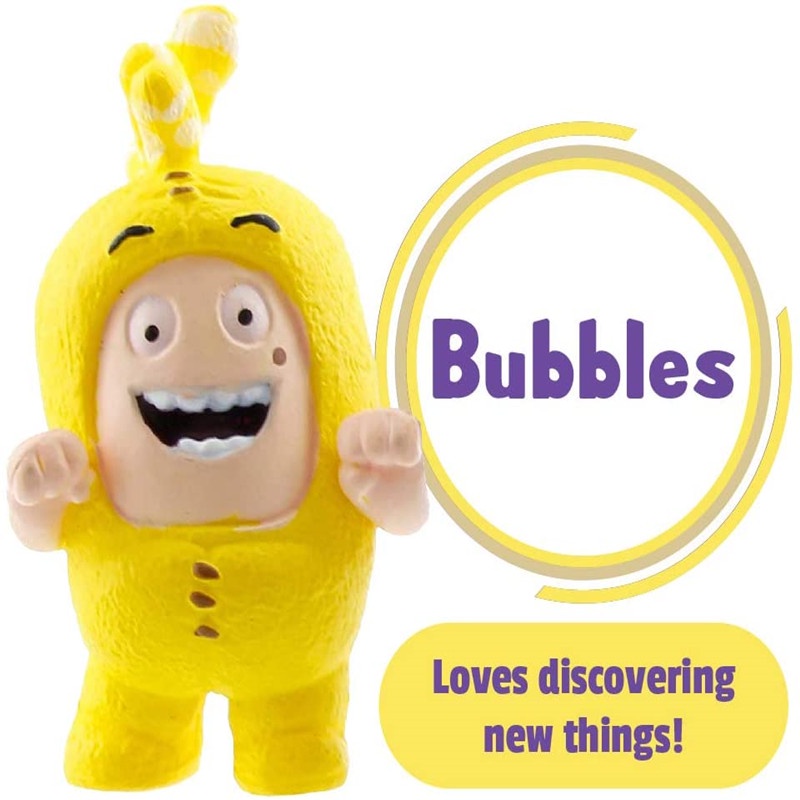 Set 7 Mô Hình Mô Phỏng Nhân Vật Oddbods Hoạt Hình Bằng PVC