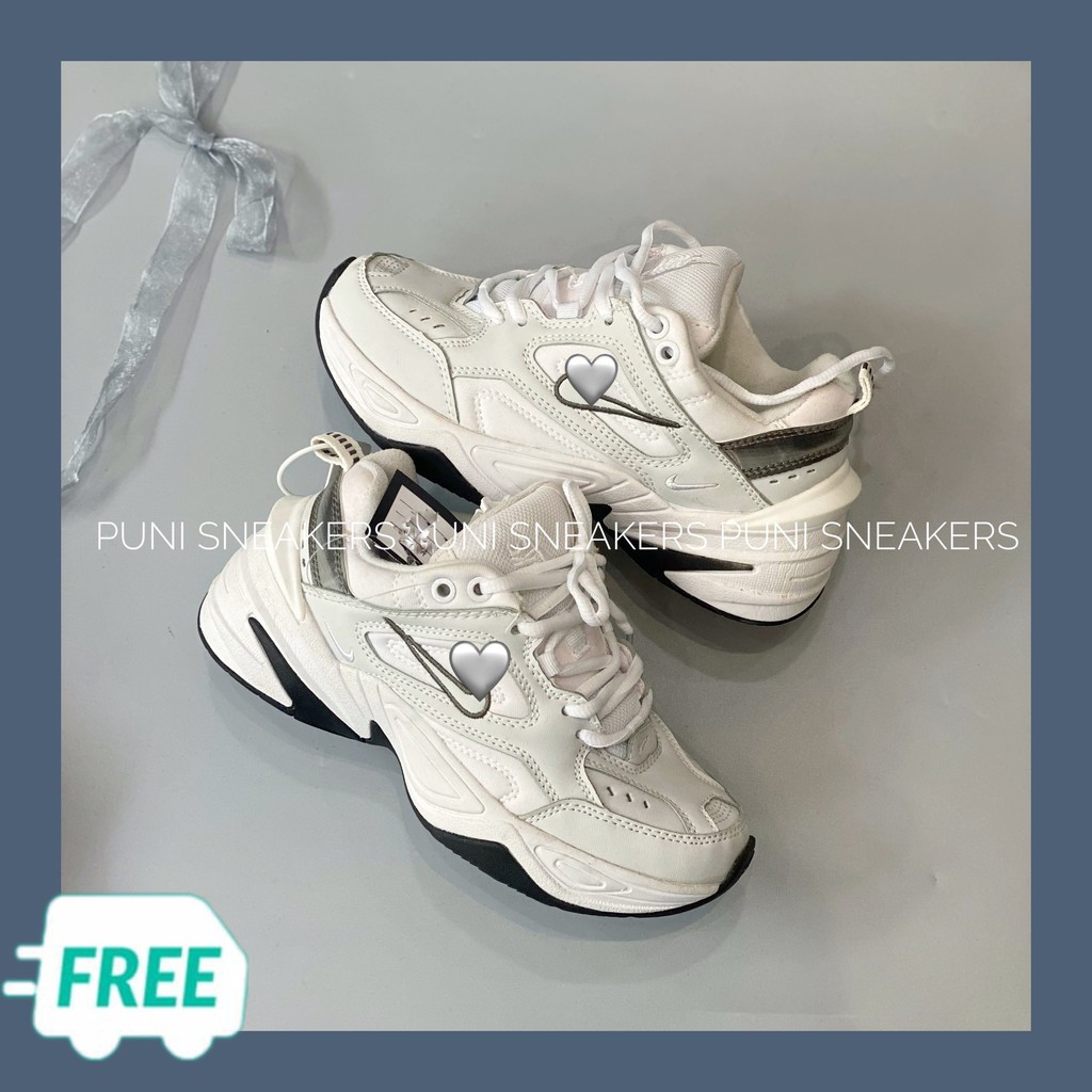 [ẢNH THẬT] GIÀY THỂ THAO M2K TEK,NO ĐEN TRẮNG