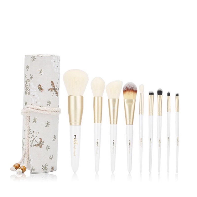 (HÀNG CHÍNH HÃNG) Bộ Cọ 10 cây cao cấp MSQ Makeup Brush Set