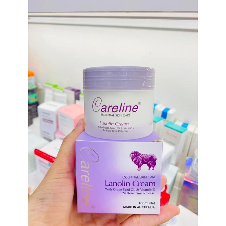 Kem Nhau Thai Cừu 100ml Màu Tím Careline Placenta Cream Chống Lão Hóa (Úc)