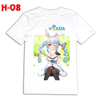 Áo thun anime Hololive Usada Pekora (áo giặt không bay màu)