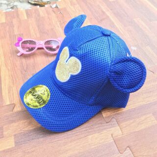 Nón kết lưới tai thỏ cho bé