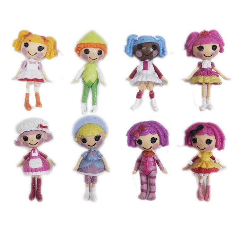 Set 16 Mô Hình Nhân Vật Lalaloopsy Mini Dễ Thương