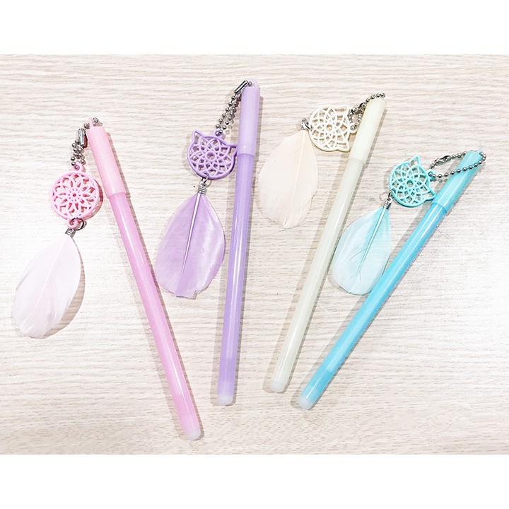 bút dreamcatcher boho D273 cute dễ thương mực viết gel