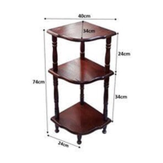 Kệ gỗ để góc 3 tầng