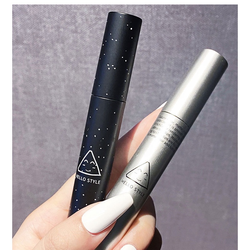 Son Môi Lì Mượt Như Nhung Thiết Kế Vỏ Màu Đen Và Trắng Phong Cách Hello Kitty