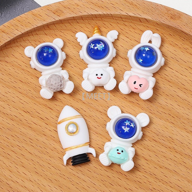 Set 1 mô hình phi hành gia/phi hành gia/tàu không gian bằng nhựa Resin DIY