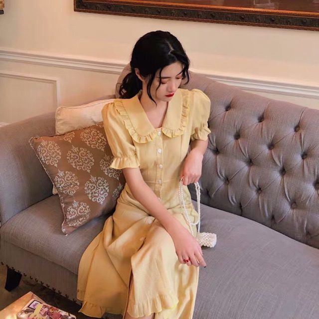 [Sẵn] Đầm dài công chúa có ảnh khách chụp ulzzang | BigBuy360 - bigbuy360.vn