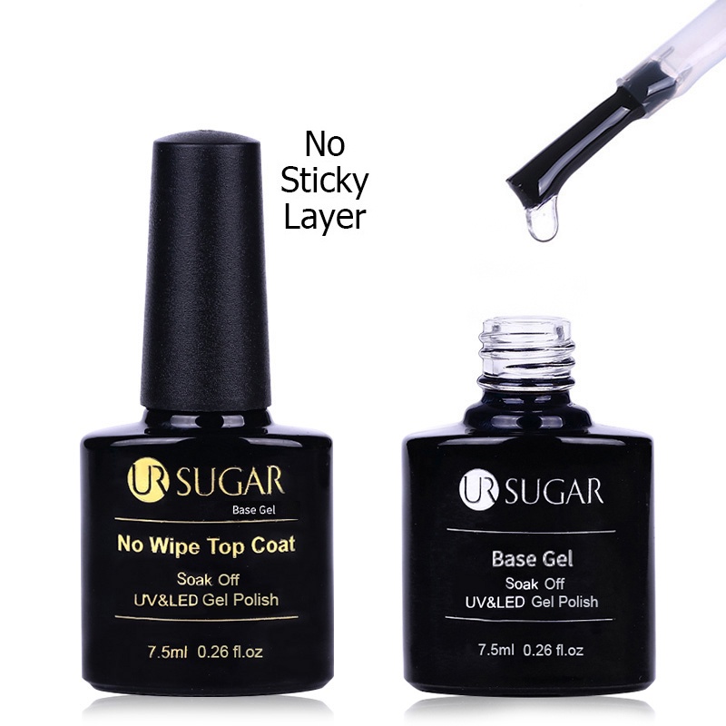 UR SUGAR Sơn gel phủ bóng móng tay 7.5ml chất lượng cao