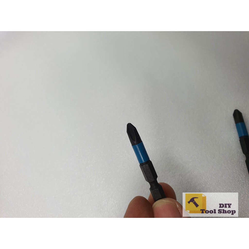 Bộ 2 Mũi Vít PH2 dài 50mm IMPACT BLACK MAKITA E-08763 chuôi lục giác - Chính Hãng