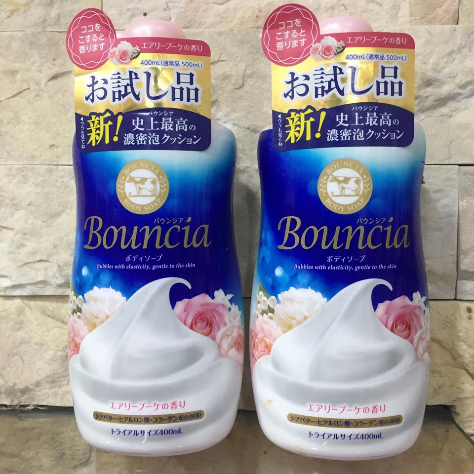 Sữa tắm Bouncia hương hoa cỏ và hương hoa hàng nhập từ Nhật