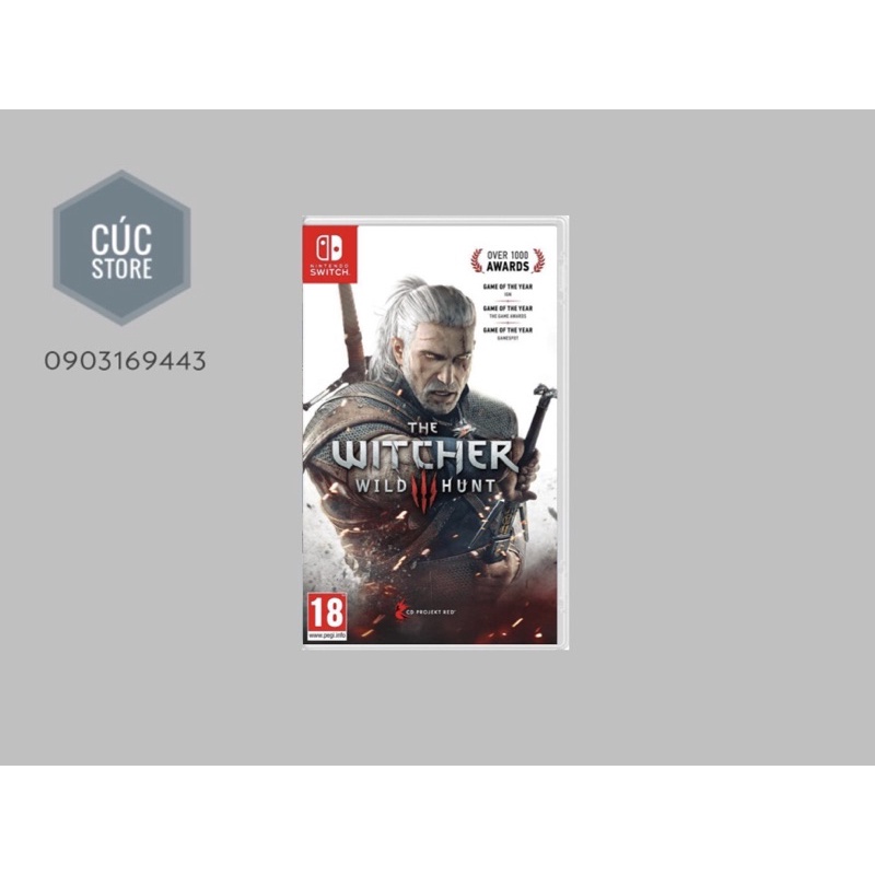 Đĩa chơi game SWITCH: The Witcher 3 Wild Hunt Completed edtion