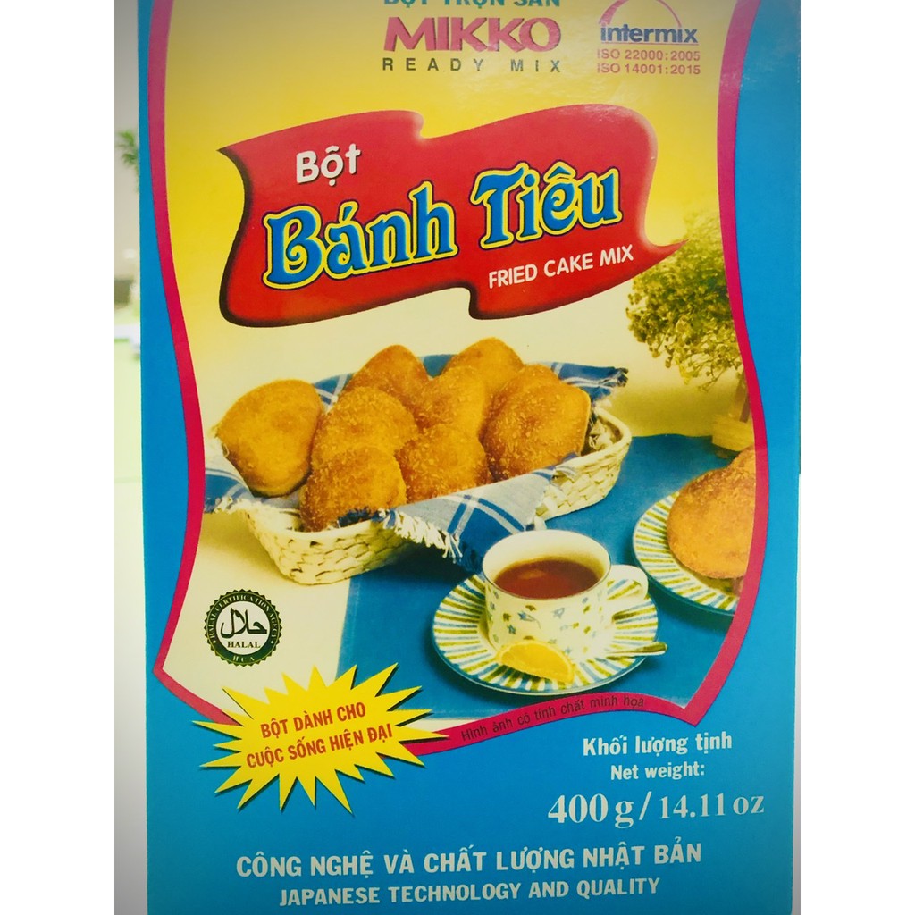 Bột làm bánh tiêu Mikko Hương Xưa hộp 400g