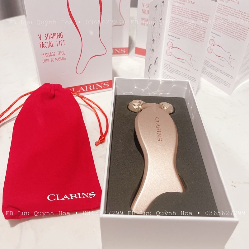 Máy nâng cơ Clarins Refa V Shaping Facial Lift Massage Tool