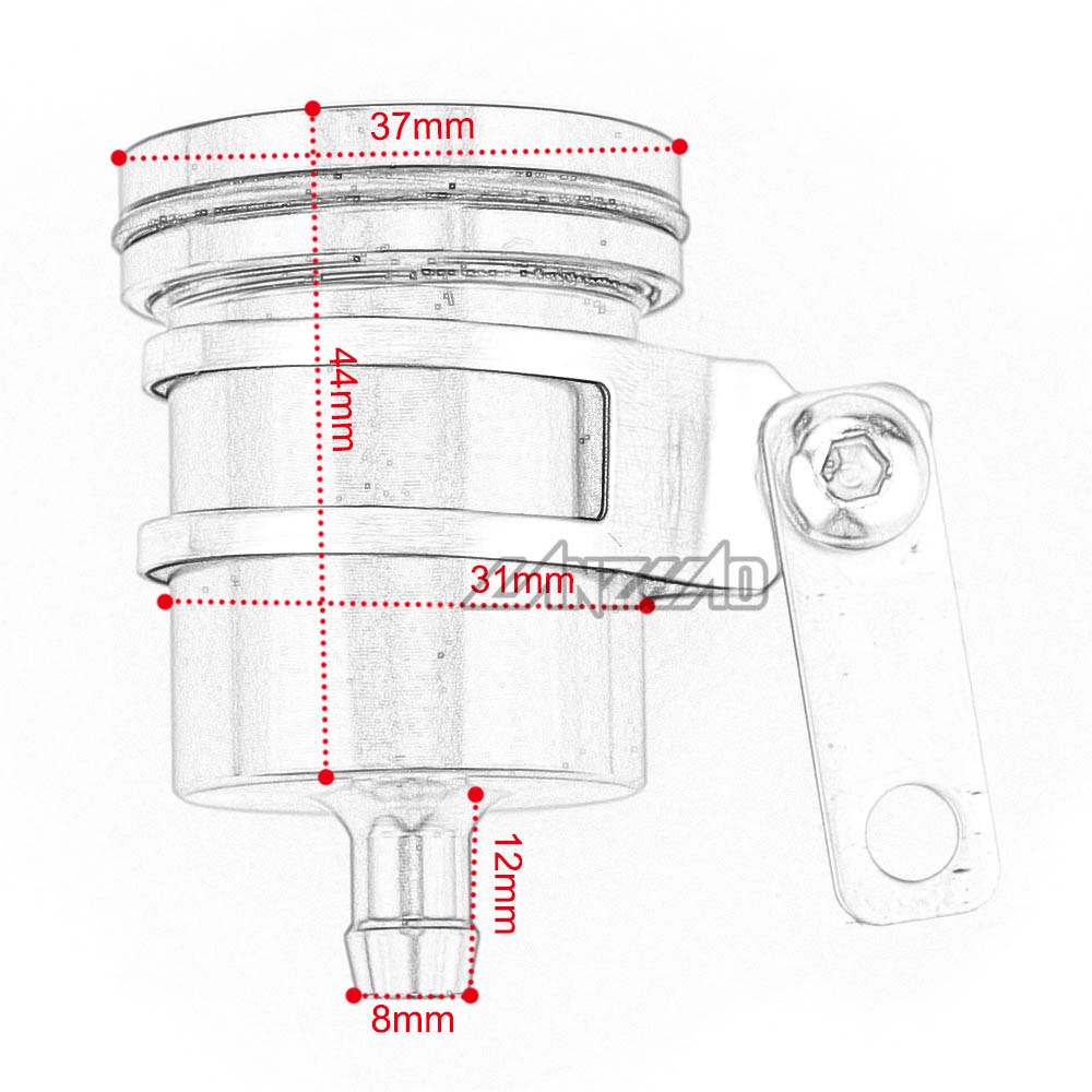 Cốc Dầu Phanh Sau CNC Dành Cho Xe Mô Tô KTM Duke RC 200 390 250 125 v1 v2