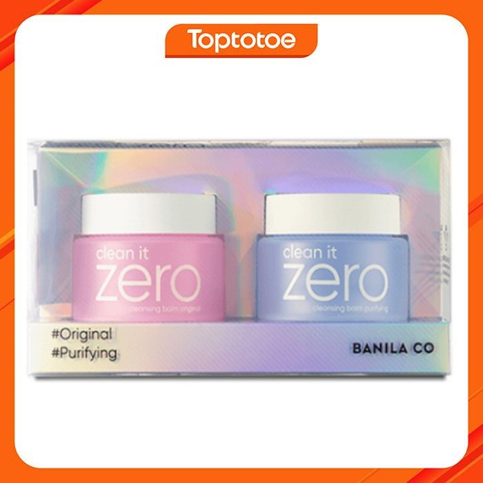 Set sáp tẩy trang Banila Co Clean It Zero Best Duo Set 100ml