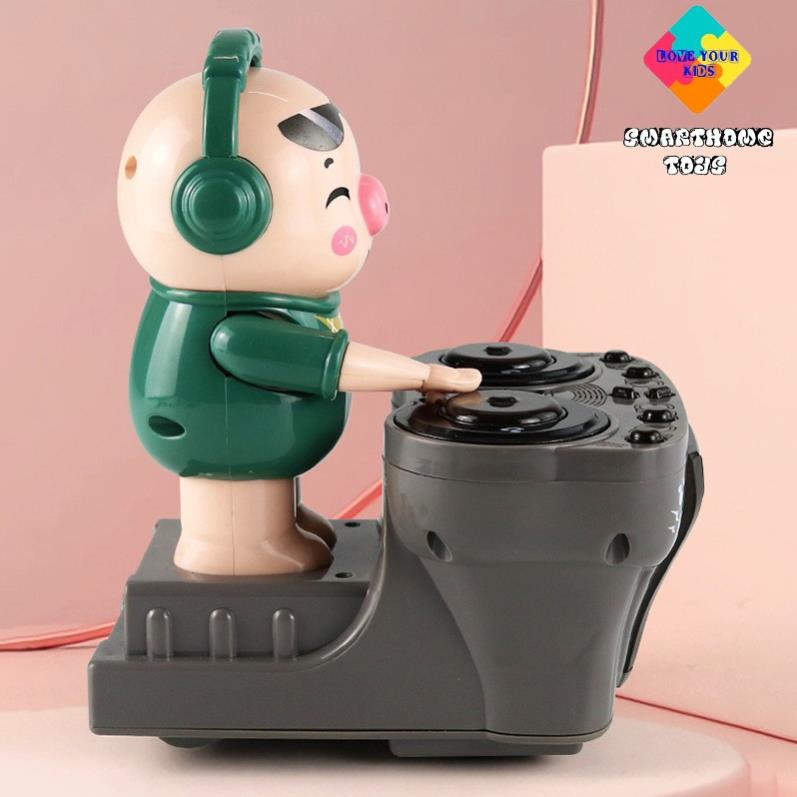 Heo Dancer - Chú Heo Chơi DJ Năng Động Siêu Dễ Thương Nhảy Theo Nhạc Và Đèn Cho Bé - SmartHome Toys