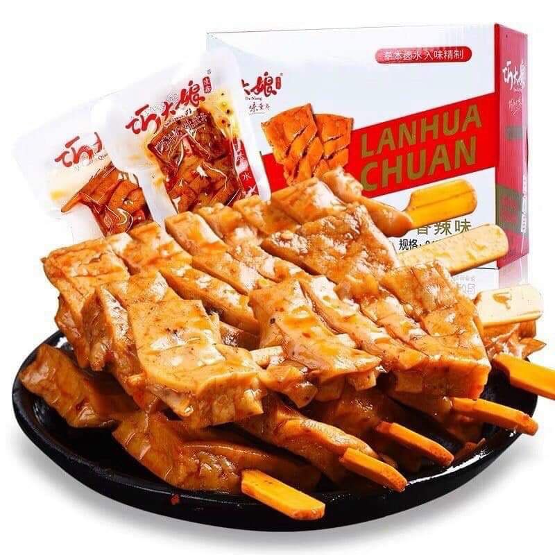 ĐẬU HŨ XIÊN QUE SỐT CAY ĂN LIỀN