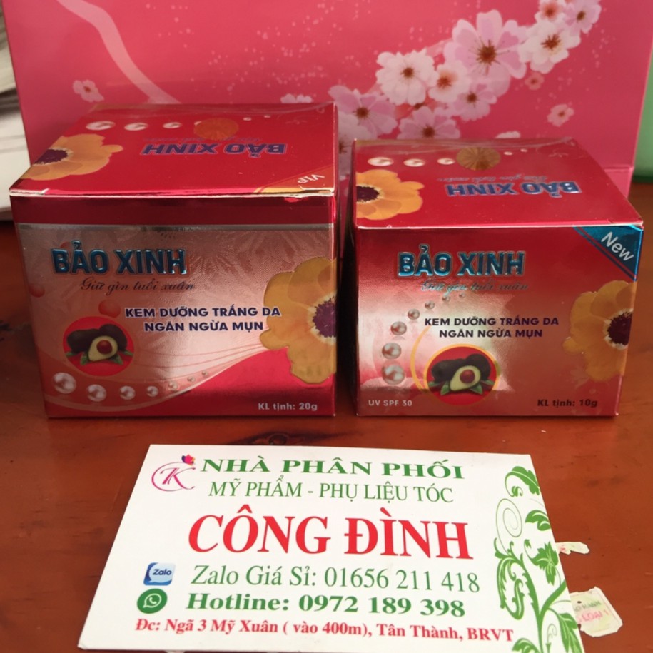 [CHỌN SIZE] Kem Bảo Xinh trắng da ngừa mụn 10g, 20g