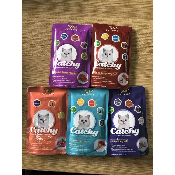 Pate cho mèo Catchy 70gr
