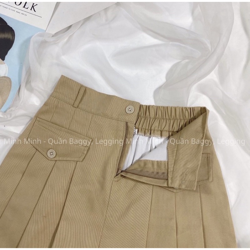 Chân váy xếp ly bigsize