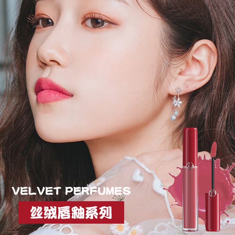 Son Môi Dưỡng Ẩm Lâu Trôi Chống Dính Cốc Thiết Kế Vỏ Màu Đỏ Nhỏ Nhắn Dành Cho Học Sinh