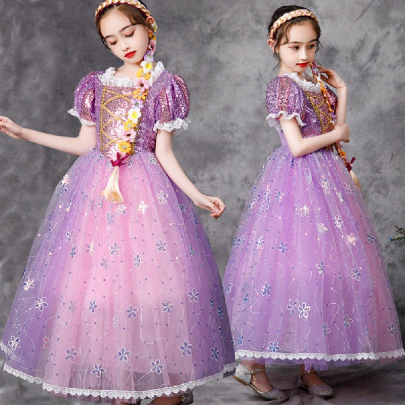 Đầm dài hóa trang công chúa Sofia xinh xắn cho bé gái