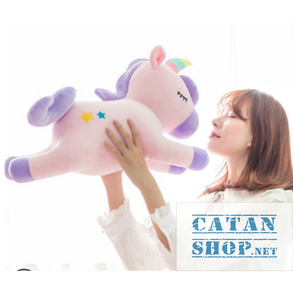 Gối mền NGỰA PONY 3 trong 1 siêu cute, hàng loại 1 thun 4 chiều siêu mịn, bộ chăn gối văn phòng unicorn kỳ lân