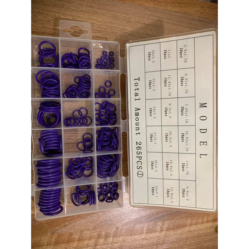 Gioăng sin cao su hộp 225 chiếc