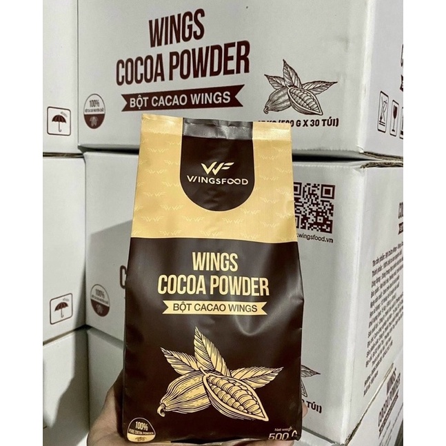 Bột cacao nguyên chất Wings 500g