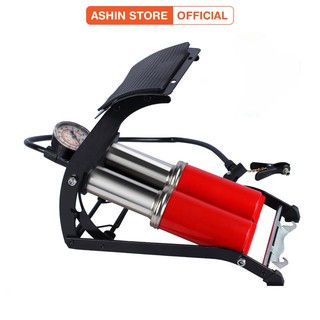 Bơm Đạp Chân Mini 1 Piston Dùng Cho Ô Tô Xe Máy JC 702A