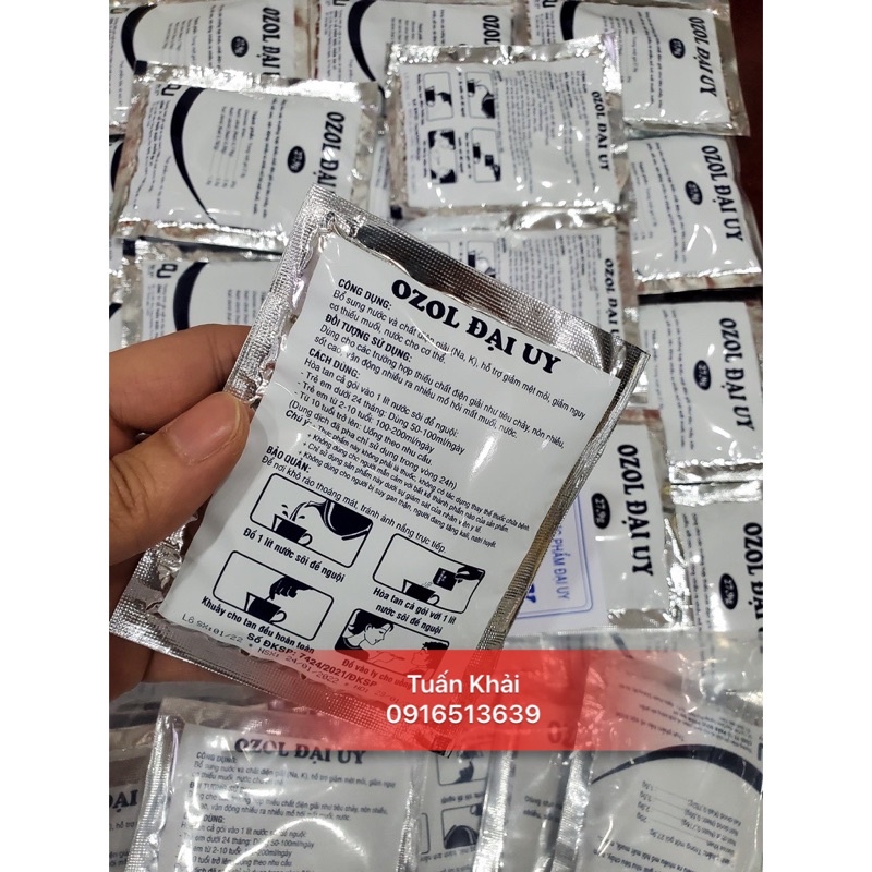 OZEROL trắng  - Bột bù nước và điện giải - 1 gói lẻ