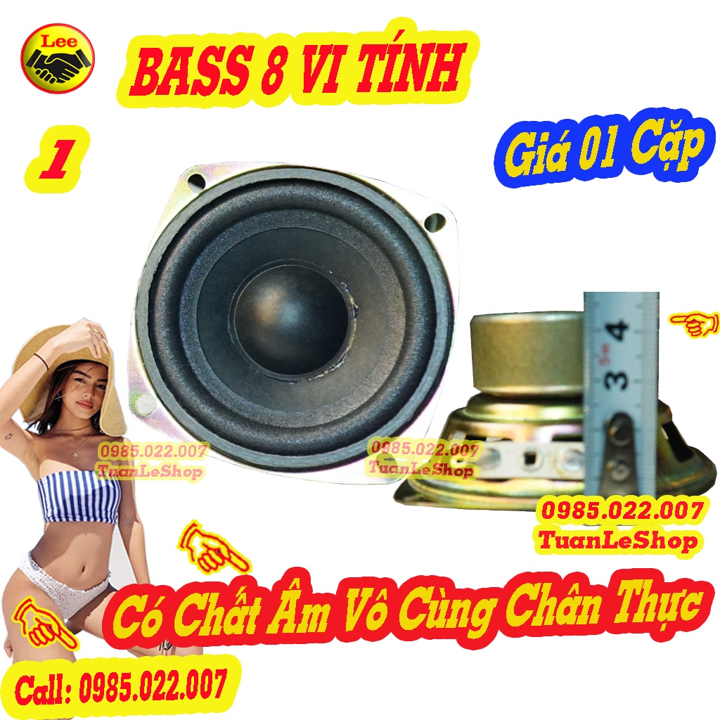 02 LOA BASS 8CM VI TÍNH – 02 CỦ LOA BASS RỜI