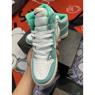 (Ảnh thật + video) Giày thể thao sneaker cao cổ xanh mint