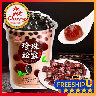 KẸO TRÀ SỮA TRÂN CHÂU - Đồ ăn vặt nội địa [Ăn Vặt Cherry]