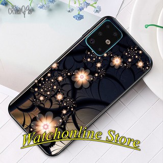 Ốp lưng phủ bóng SamSung Galaxy M51 S20 FE Note 10 Lite Note 10 Note 10+ S10 lite Note 8 Note 9 S20 ultra họa tiết hoa
