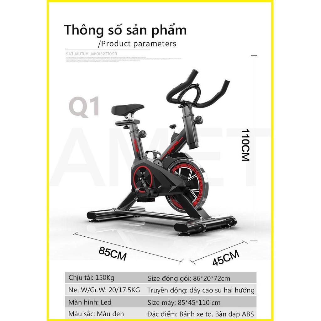 Xe đạp tập thể dục HB-Q7S sport bike- xe đạp tập tại nhà- xe đạp sport bike cao cấp