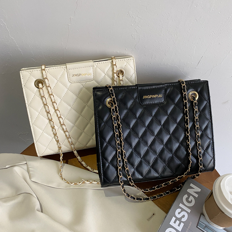 Túi đeo vai JASMIN NOIR thiết kế họa tiết caro thời trang cá tính cho nữ