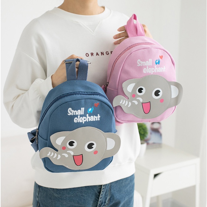 [20++ mẫu] Balo cho bé ,Ba lô mẫu giáo nhà trẻ lớp lá lớp mầm họa tiết VOI CUTE siêu dễ thương cho bé