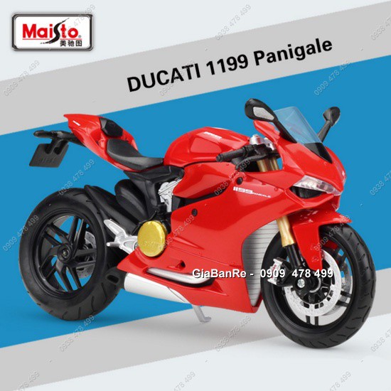 Xe Mô Hình Moto Ducati 1199 Panigale Huyền Thoại Tỉ Lệ 1:12 - Maisto -8618