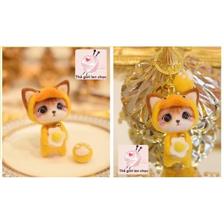 [Len chọc có hướng dẫn] Bộ kit len chọc hội mèo con 4