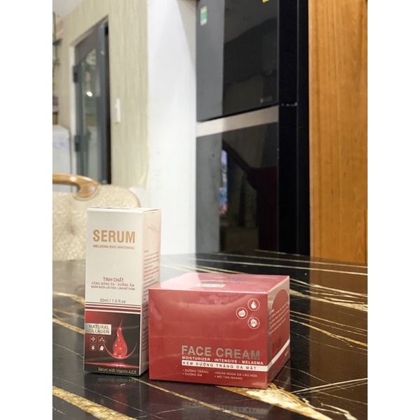 Combo serum face đỏ 4in1 TYS nhỏ 15gam