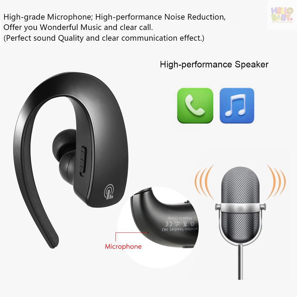 Tai Nghe Bluetooth 4.1 Dạng Móc Vành Tai Q2 Cho Iphone 6s 6 Ipad Ipod Lg S6 5s Và Phụ Kiện