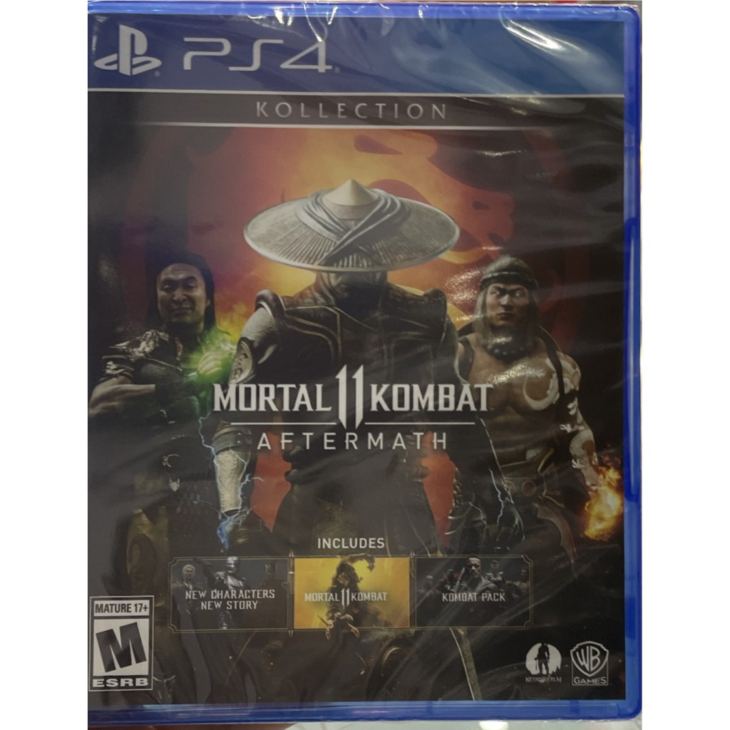 Đĩa game Mortal Kombat 11 Aftermath Kollection cho Ps4