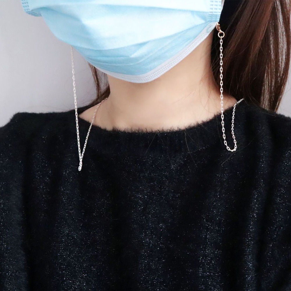 Dây Đeo Mắt Kính Bằng Kim Loại Chống Trượt Thời Trang Cho Nam Nữ