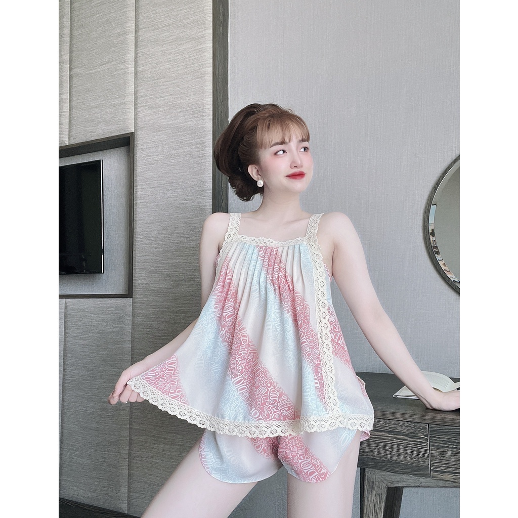 Đồ Ngủ Sexy Nữ, Váy Ngủ Sexy Bigsize Chất Cao Cấp Thoải Mái Freesize B017