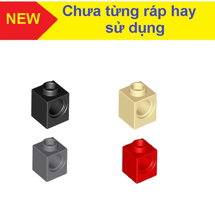 Đồ chơi xếp hình Lego Gạch lẻ Technic, Brick 1 x 1 with Hole