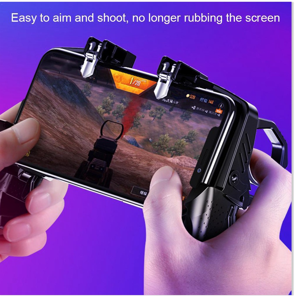 Feiku K21 Pubg Dụng Cụ Điều Khiển Trò Chơi Điện Thoại Di Động Tay Cầm Chơi Game Cho Người Hâm Mộ Chơi Game Nút Bắn Tay C