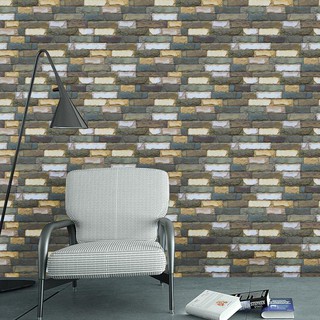 Giấy dán tường Hoạ tiết Giả Đá Cực Đẹp 5M HPMWallpaper